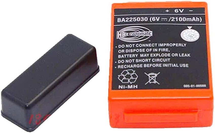 6V 2100mAh BA225030 Ni-Mh Batería recargable HBC Batería radiomática BA225030 para HBC grúa Control remoto bomba camión batería