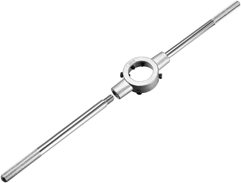 uxcell Llave de mango redondo de 1.772 in, para troquel redondo métrico M18-M221.339 in-1.772 in, con mango moleteado