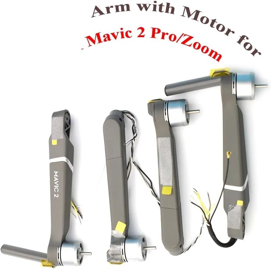SeiZed Arm with Motor Front Rear Left Right Motor Arms Replacement for D-JI Mavic 2 ProZoom Drone Repair Parts (Color  1 Set)