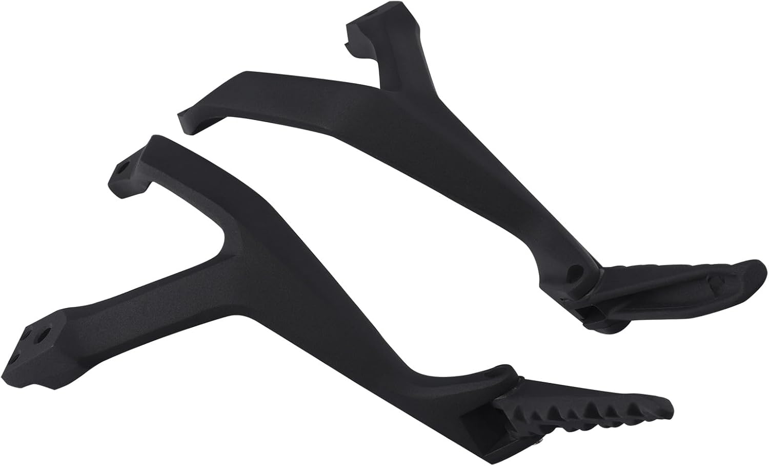 TCT-MOTORPARTS Pasajero negro pie clavijas reposapiés soporte apto para Ducati 899 959 1199 1299 Panigale