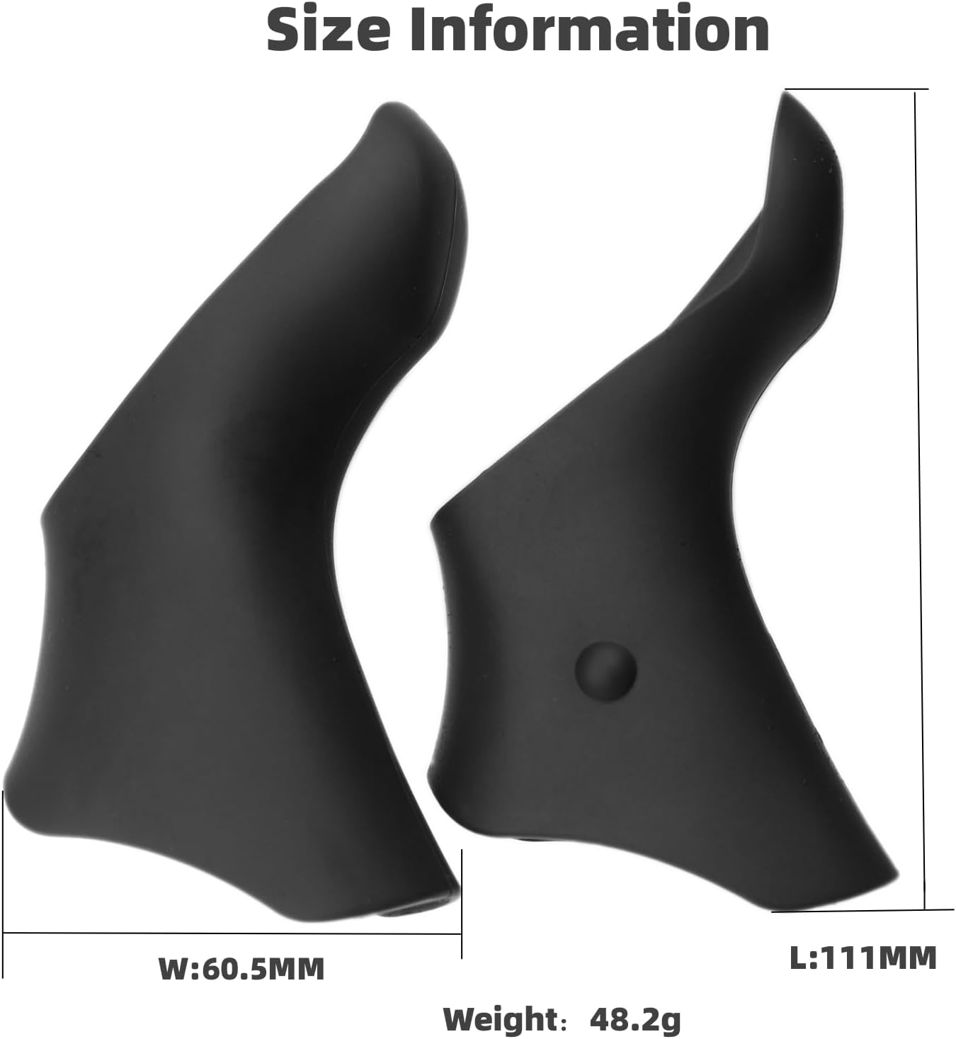 Manetas de freno de bicicleta, capotas de silicona para manillar de bicicleta de carretera, fundas protectoras compatibles con Shimano 105