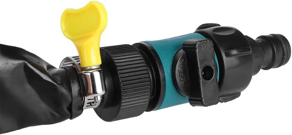 Fydun Garden Trampoline Water Sprinkler Hose Outdoor Cooling Wate Tool Summer Water 15m Garden Trampoline Water Sprinkler for Family (15m  49.2ft)