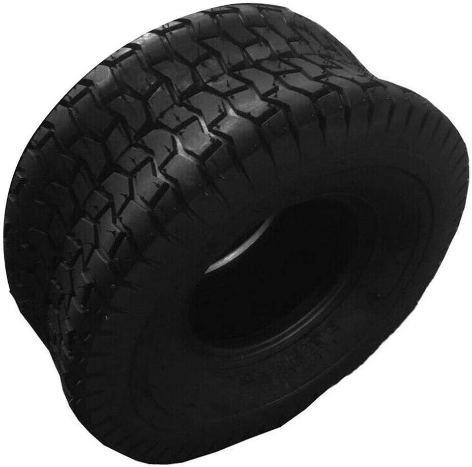 Juego de 2 neumáticos de tractor para cortacésped de 13×5.00-6 4PR 13x5x6 para carrito de golf de jardín, sin cámara