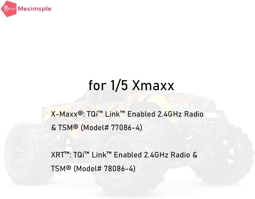 Mesimsple Soportes de motor Alloy X maxx 7760 para 15 X-Maxx 6S y Xmaxx 8S Montaje de motor delantero y trasero y actualizaciones de camión 16 XRT 8S