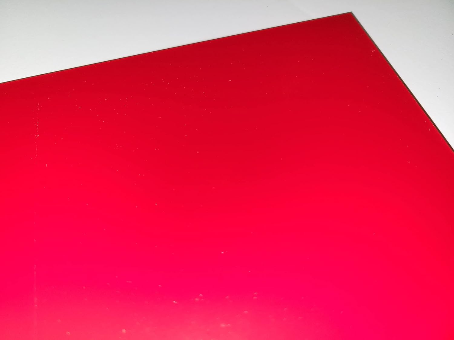 Hoja de poliuretano, 18″ x 6″ x 6″ 95 A durómetro, rojo, hoja de poliuretano fundido