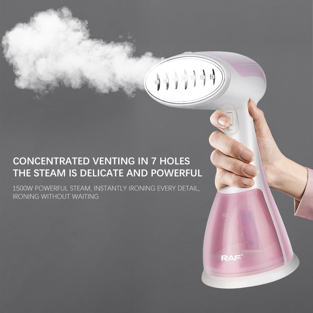 ZhenBaoTian Vaporizador para ropa, removedor de arrugas portátil de tela de ropa, calentamiento rápido de 30 segundos, apagado automático, tanque de