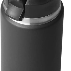 YETI Rambler – Botella de acero inoxidable aislada al vacío con tapa y popote, 26 onzas, color negro YETI Rambler – Botella de acero inoxidable aislada al vacío con tapa y popote, 26 onzas, color negro