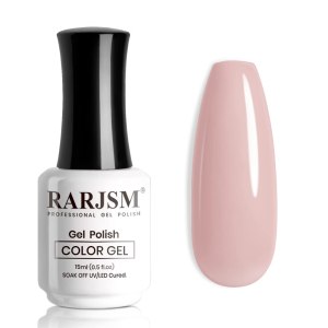 RARJSM Esmalte de uñas en gel color rosa purpúreo translúcido tono de piel neutro, esmalte de uñas en gel, tono rosa lechoso, 0.5 onzas líquidas, RARJSM Esmalte de uñas en gel color rosa purpúreo translúcido tono de piel neutro, esmalte de uñas en gel, tono rosa lechoso, 0.5 onzas líquidas,