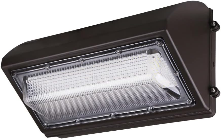 Paquete de pared LED de 200 vatios con fotocélula  26.000 lúmenes Serie Durado II  Semicorte  5000 K  DLC Premium
