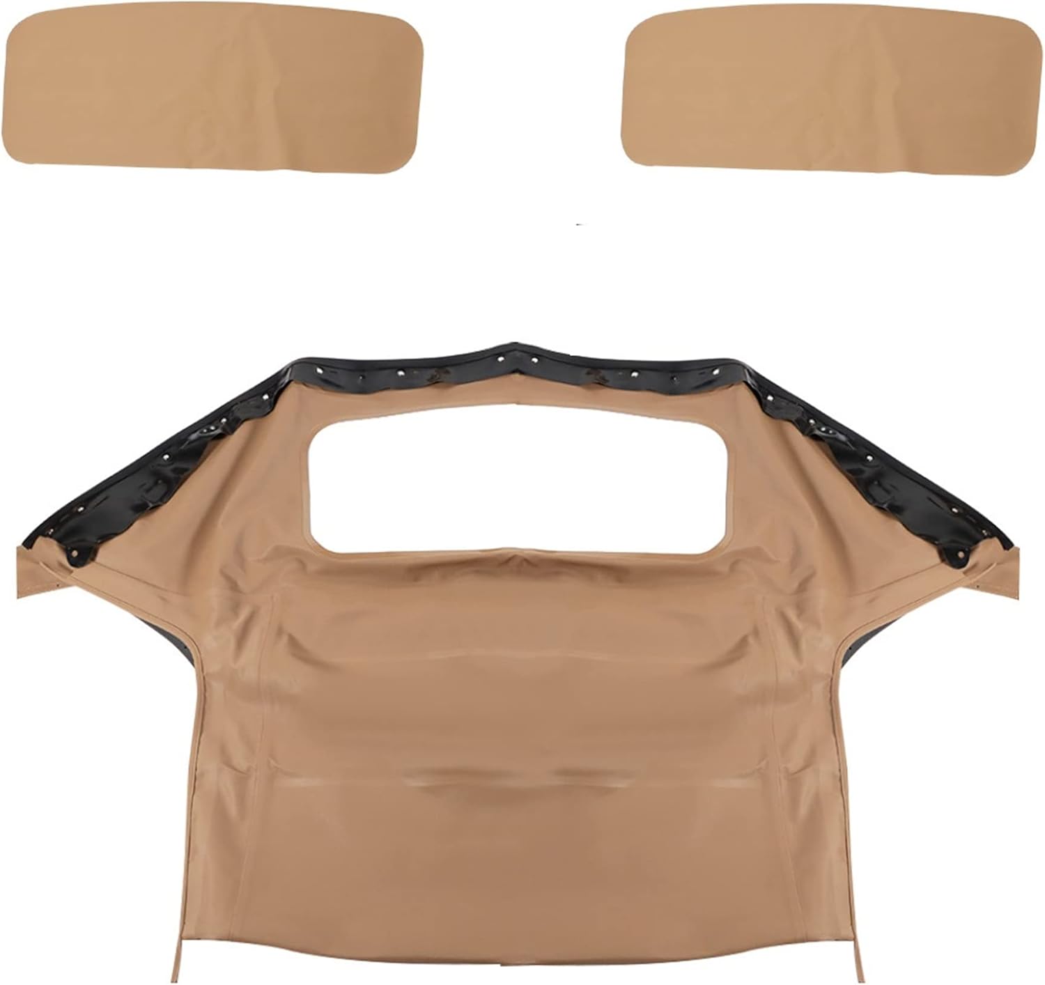WFLNHB Reemplazo superior suave convertible de una pieza para Mazda Miata 1990-2005 Marrón