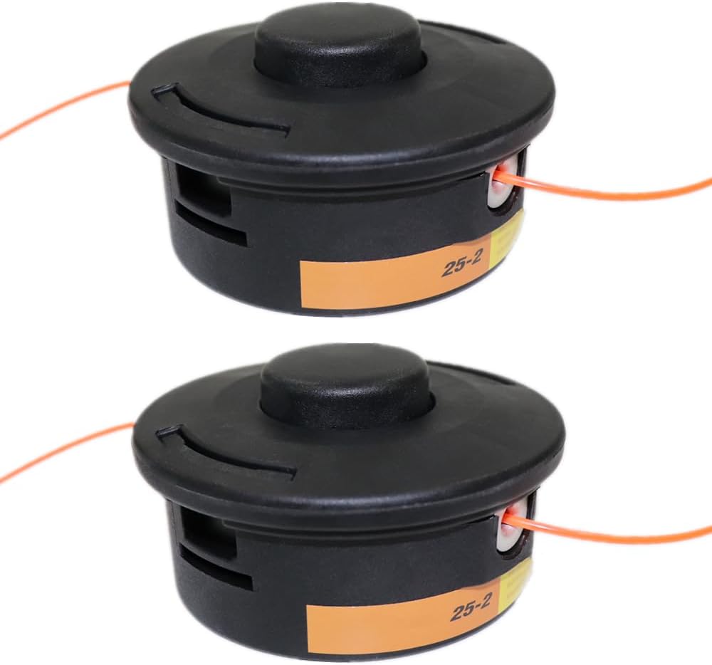 Cabezal de recortadora 25-2 4002 710 2191 se adapta a Sthil FS55 FS56RC FS70R FS90 FS100RX FS110 FS130 FS240 Weed Eater reemplaza 4002 710 2108