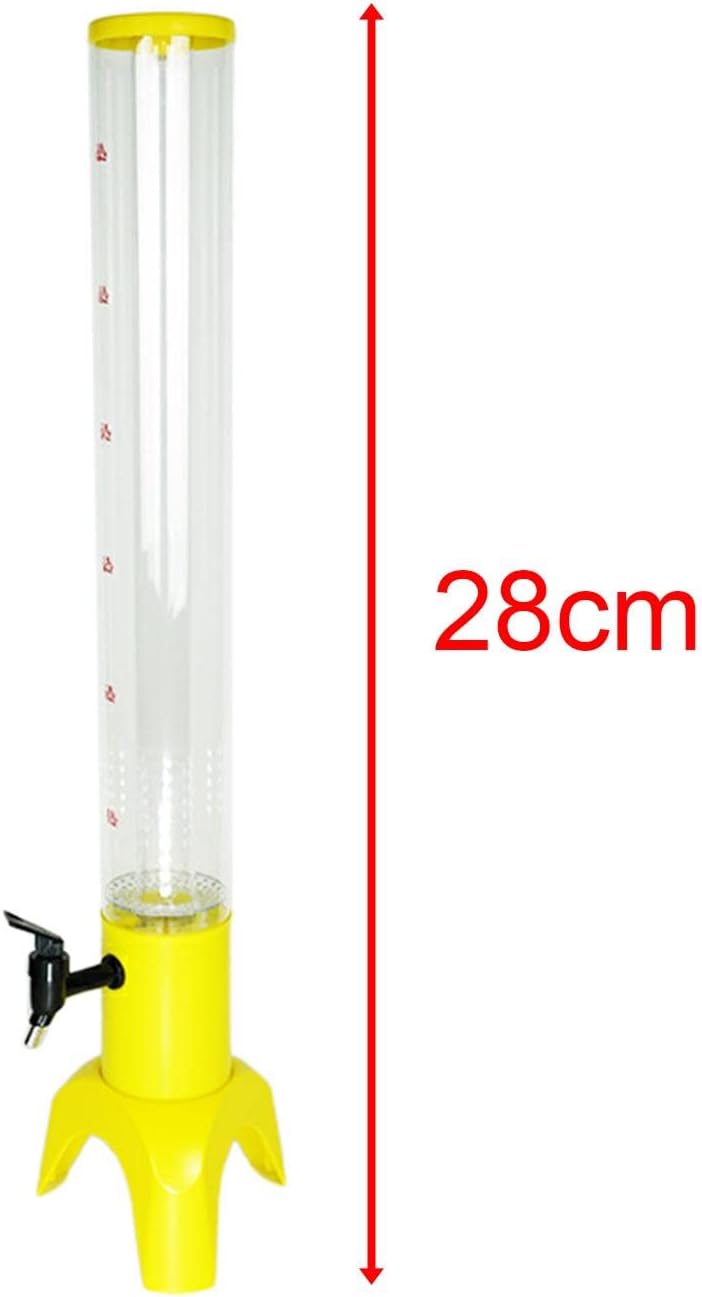 Dispensador de cerveza de mesa de torre de cerveza de gran capacidad, dispensador de torre de licor transparente, dispensadores de barril de cerveza
