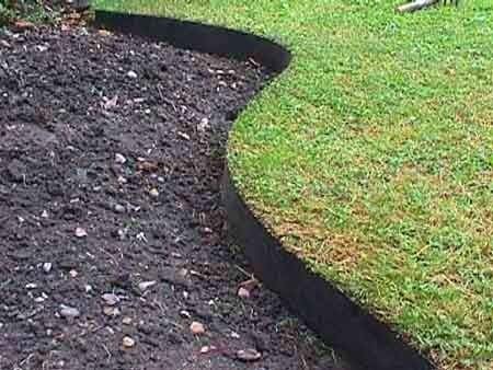 TABOR TOOLS Tabla de terraza, bobina de borde de paisaje, barrera de hierba, tablero doblador, revestimiento de jardín, 125″  0.04″ pulgadas de