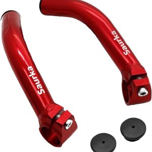 Thinvik Extremos de barra de bicicleta, extremos de manillar de bicicleta MTB, extensor de barra de bicicleta, negro Thinvik Extremos de barra de bicicleta, extremos de manillar de bicicleta MTB, extensor de barra de bicicleta, negro