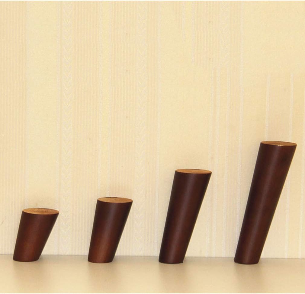 Patas de madera maciza de roble para muebles de sofá, patas de mesa de café, patas de armario, patas de repuesto para mueble de TV, mesita de noche,