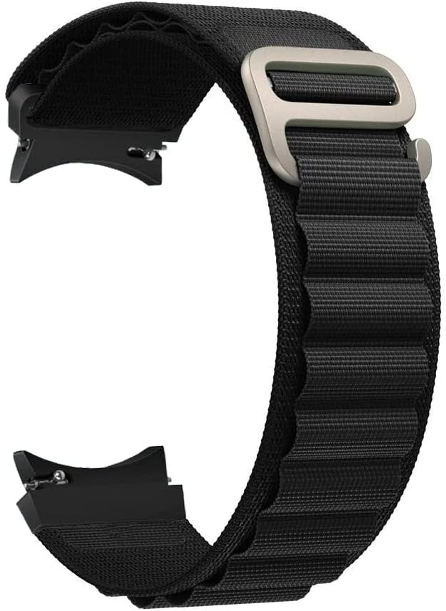 Correa de reloj de nailon compatible con Samsung Galaxy Watch 6 5 4 correas de 1.575 in 1.732 inWatch 5 Pro Band 1.772 inWatch 4 6 Classic Band