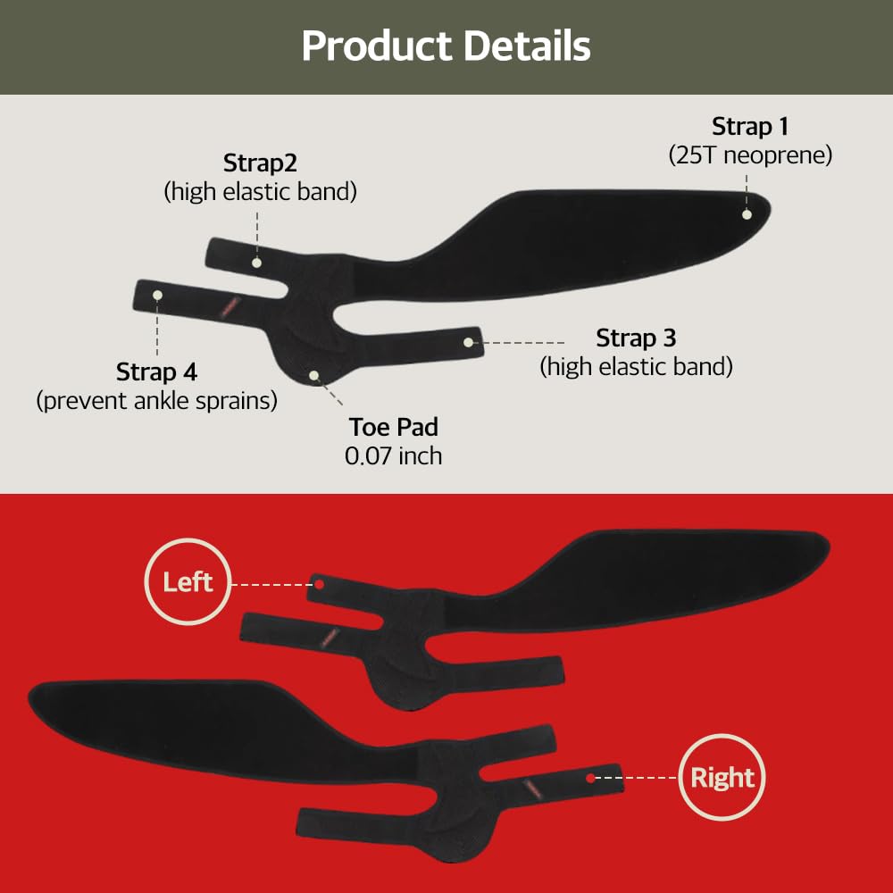 Dropfoot Braces Tipo 3 – Estabilizador de pie usado con zapatos, evita la inversión de los pies, equipo médico ortopédico, material ligero con