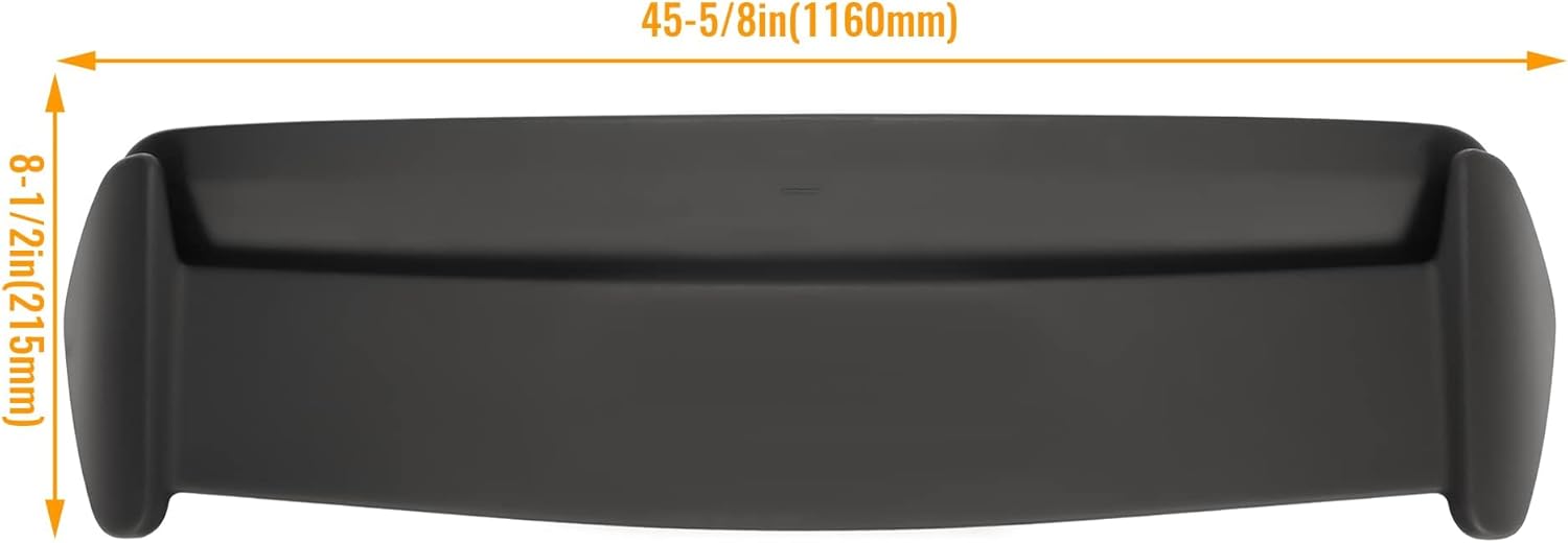 KUAFU Alerón de ala superior para techo compatible con Honda Civic 3Dr Hatchback modelos 1996-2000 estilo Type-R tapa trasera de camión, imprimación
