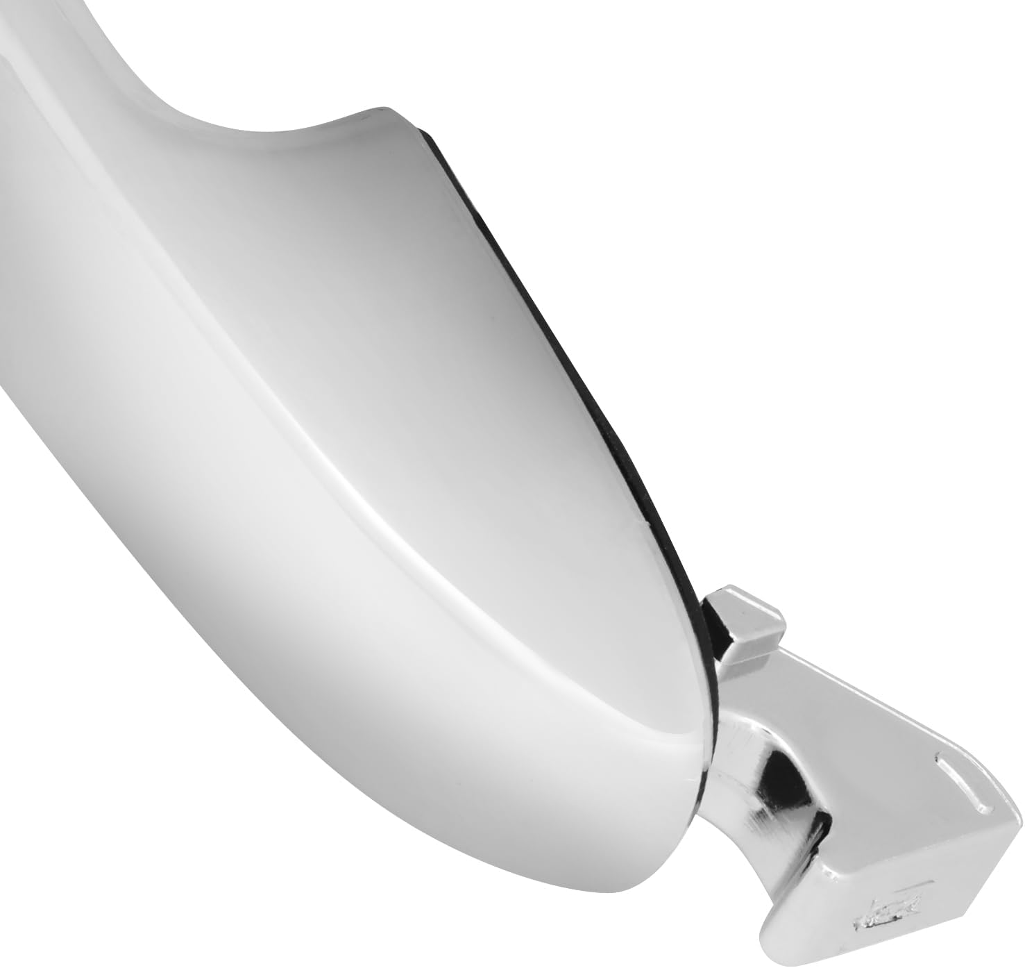 DNA MOTORING Manija de puerta exterior delantera derecha compatible con Kia ForteKoup 09-13, sin ojo de cerradura, cromo, OEM-DHO-01245