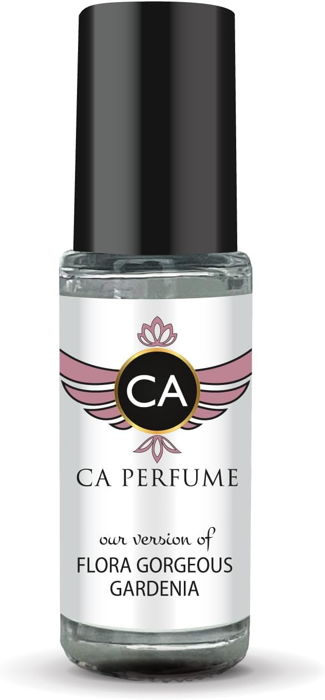CA Perfume Impression of Flora Gorgeous Gardenia For Women Replica Fragrance Body Oil Dupes Alcohol-Free Aromatherapy Sample Travel Size