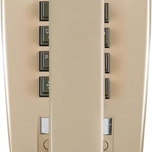 OGQ Teléfono de pared retro para teléfono fijo vintage de pared con timbre mecánico antiguo montado en la pared con cable con control de volumen OGQ Teléfono de pared retro para teléfono fijo vintage de pared con timbre mecánico antiguo montado en la pared con cable con control de volumen