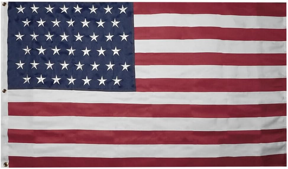 Bandera bordada de nailon 600D de 4 x 6 pulgadas de alta calidad de Estados Unidos 45 4’x6′