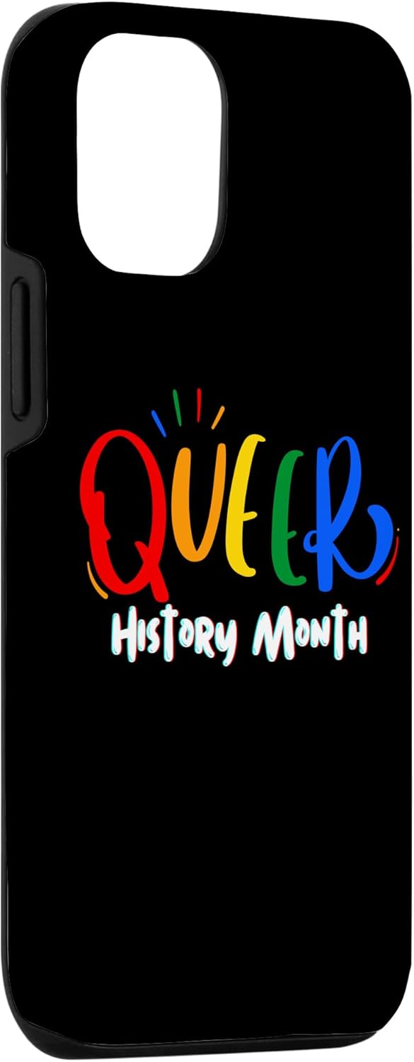 iPhone 1212 Pro Queer History Month Lesbiana Gay Bisexual Transgénero Soporte Caso