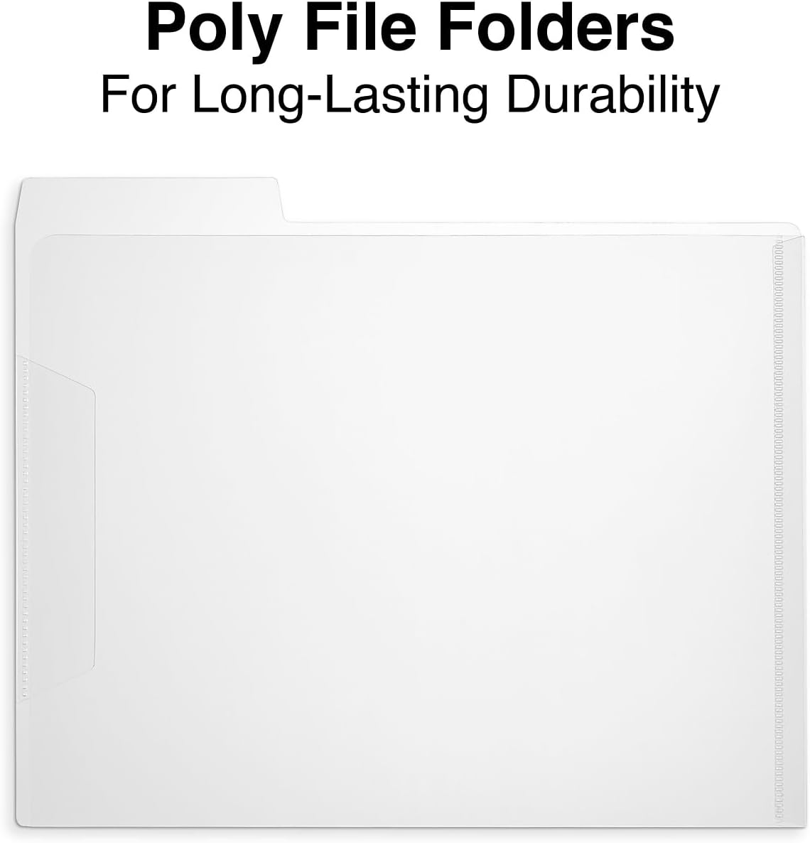 Staples – fólders translúcidas para varios archivos, paquete de 6 unidades, Transparente