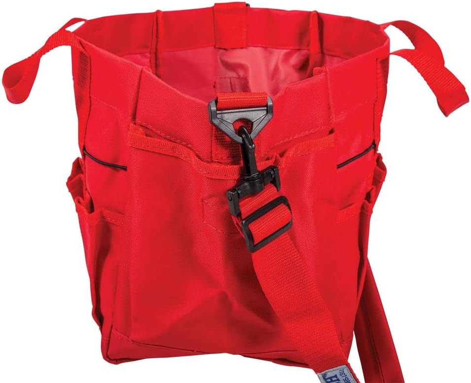 Dura-Tech Bolsa de aseo de lujo  Color Borgoña Deluxe Grooming Tote  Esencial estable para todos los amantes de los caballos  Organiza los