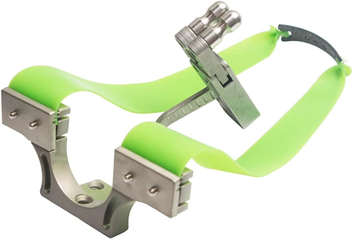 MXLUSINE Potente dispositivo de lanzamiento de tirachinas DIY para caza, rifle de catapulta, tirachinas, disparador, accesorios compuestos