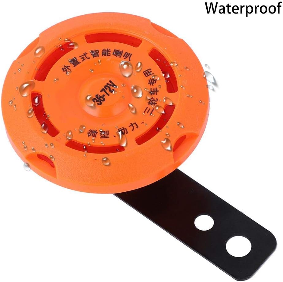 Bocina electrónica, 36 V48 V60 V72 V, anillo de bicicleta eléctrica, impermeable, accesorio de campana de ciclismo inteligente