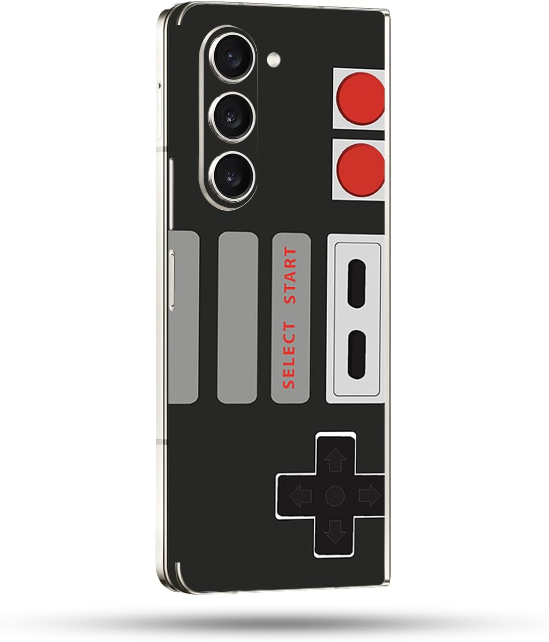 MightySkins Skin compatible con Samsung Galaxy Z Fold 5 – Retro Gamer 3  Funda protectora de vinilo duradera y única  Fácil de aplicar, quitar y