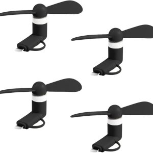 Mini ventilador de teléfono celular para iPhone Paquete de 4 ventiladores pequeños de bolsillo portátil 2 en 1 para viajes al aire libre, Mini ventilador de teléfono celular para iPhone Paquete de 4 ventiladores pequeños de bolsillo portátil 2 en 1 para viajes al aire libre,