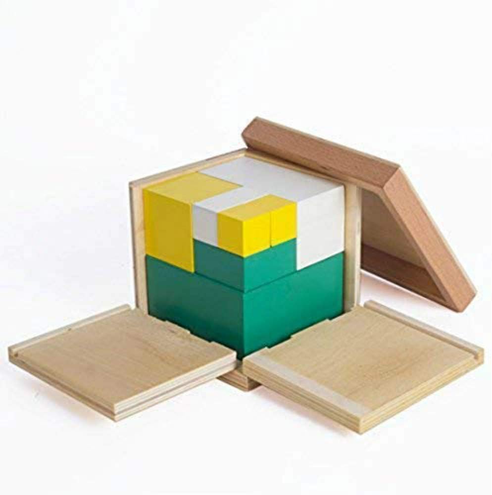 Montessori Baby Math Toys Power 2 Cube Training Educación Temprana Educación Preescolar Niños Matemáticas Aprender Juguetes Brinquedos Hobbies