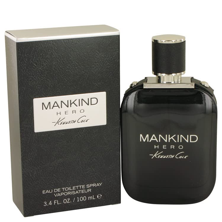 Kenneth Mankind Hero Colonia por Kenneth Eau De Toilette Spray 3.4 Oz Eau De Toilette Spray