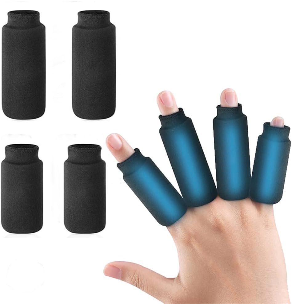 Paquete de hielo para dedos de terapia fría caliente, tela suave, relleno de gel, para artritis, tendinitis, dedo gatillo y dedo hinchado