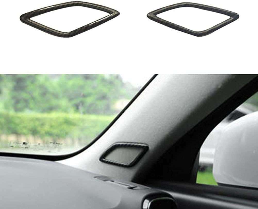 LIRU – Pilar interior para cubierta de altavoz de audio para Volvo XC40 2018-2020, aspecto de fibra de carbono