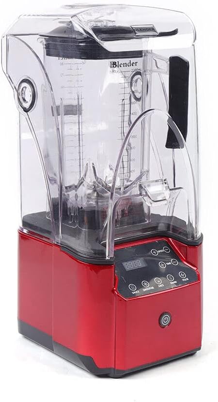 Licuadora profesional, licuadora de encimera, licuadora para cocina, máxima 2200 W, licuadora doméstica y comercial con temporizador, licuadora de
