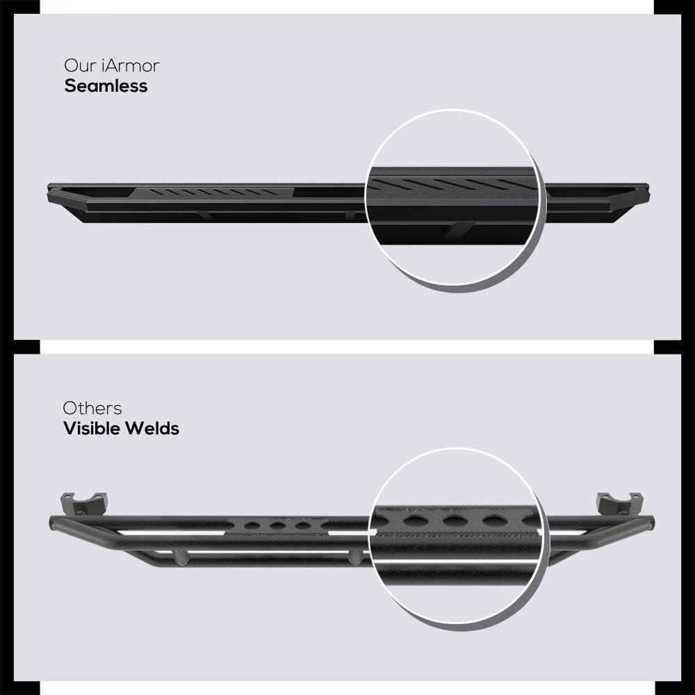 APS Armadura de peldaños laterales todoterreno compatible con Jeep Commander 2006-2010 y Jeep Grand Cherokee 2005-2010 estilo iArmor Aircraft