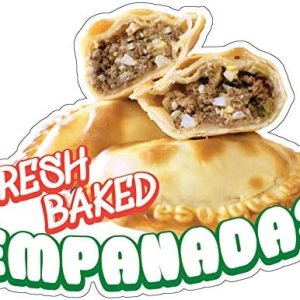 SignMission Empanadas recién horneadas 16″ calcomanía de concesión stand Food Truck Pegatina tamaño SignMission Empanadas recién horneadas 16″ calcomanía de concesión stand Food Truck Pegatina tamaño