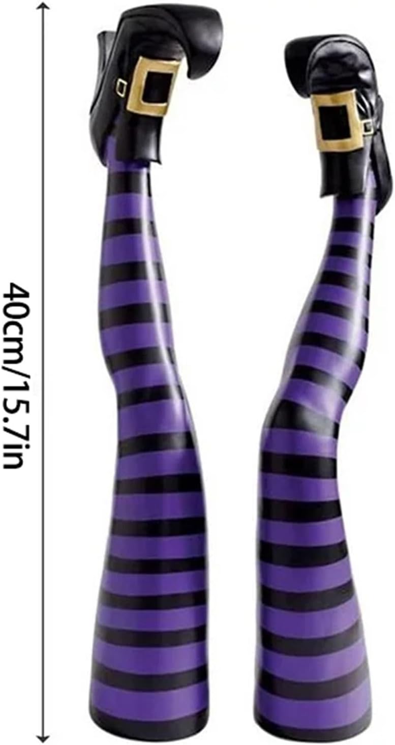 YUUAND 2 piezas de decoración de Halloween malvado sexy muslos de bruja heterosexual divertido belleza piernas Halloween fiesta decoración puerta