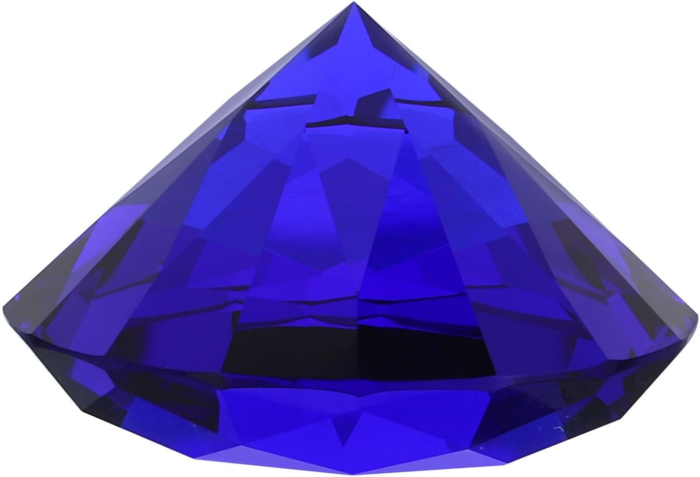 PATIKIL Pesas de papel de diamante, 1.969 in, diamantes falsos, gemas de cristal facetado, decoración de escritorio para regalos, tecnología de