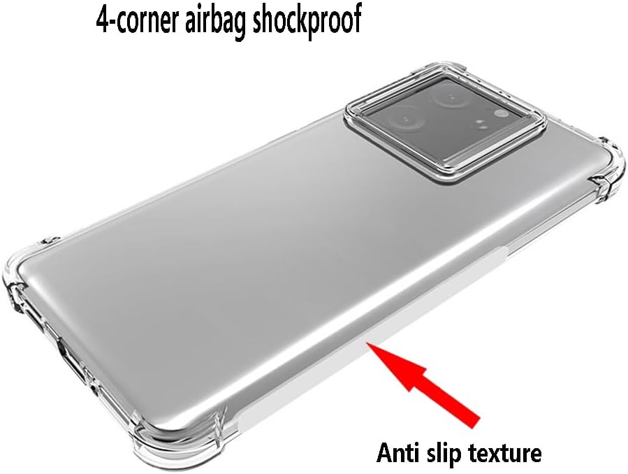 Funda transparente para Xiaomi mi 13T mi 13T Pro, Slim Fit TPU transparente suave contraportada esquina a prueba de golpes Airbag Protección