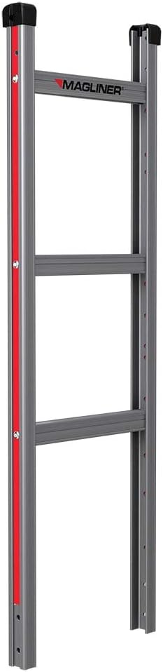 Magline HMK116UA4 – Camión de mano de aluminio, mango de doble pistola acampanada, ruedas neumáticas, capacidad de 500 libras