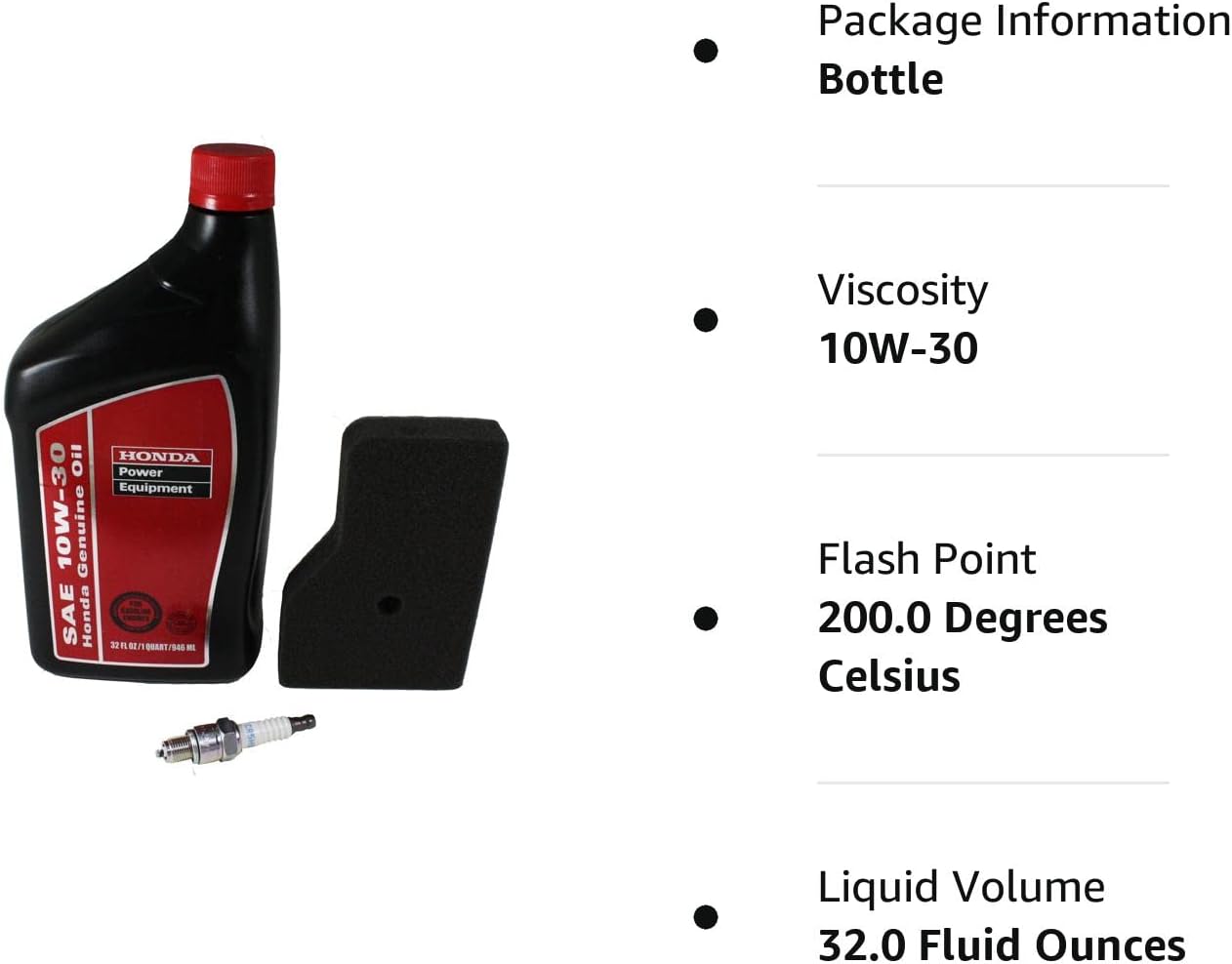 Genuine Honda EU2000 Juego de cambio de aceite de generador