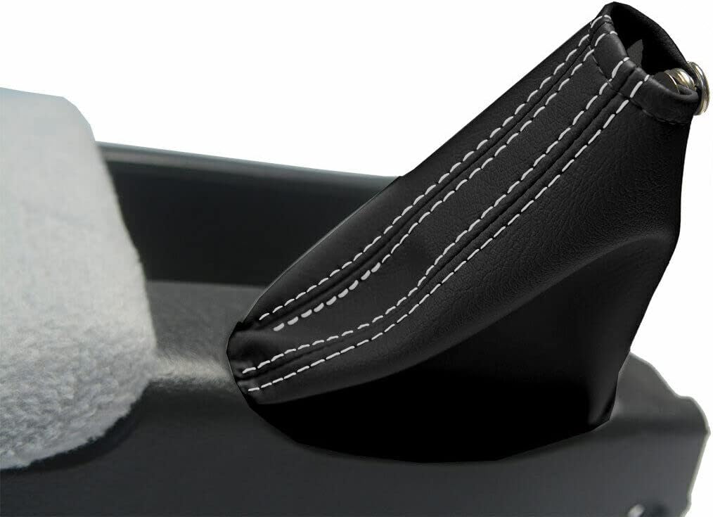 Funda de cuero de PVC para botas de freno de punto blanco hecha para Nissan Skyline R32 1989-1993