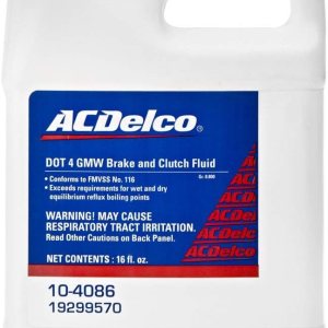 ACDelco 798696 GM Original Equipment 10-4086 DOT 4 Líquido hidráulico para frenos y embragues – 16 oz ACDelco 798696 GM Original Equipment 10-4086 DOT 4 Líquido hidráulico para frenos y embragues – 16 oz