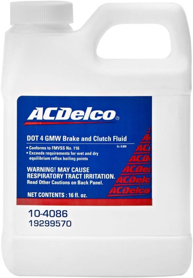 ACDelco 798696 GM Original Equipment 10-4086 DOT 4 Líquido hidráulico para frenos y embragues – 16 oz