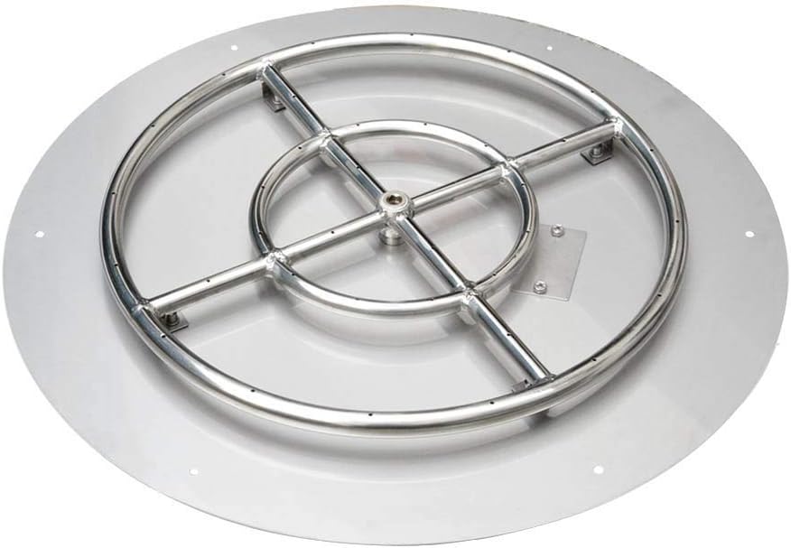 Quemador Stanbroil de acero inoxidable con contenedor