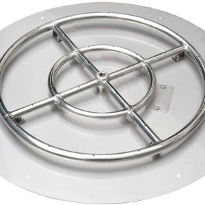 Quemador Stanbroil de acero inoxidable con contenedor Quemador Stanbroil de acero inoxidable con contenedor